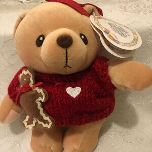 1999 Cherished Teddies Soft Teddy Cookie 8" Plush Bear.  Avon Exclusive NWOT